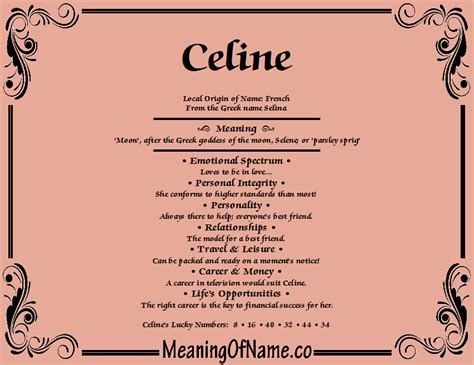 meaning of name celine|celine pronunciation in english.